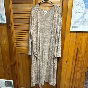 Cozy Tan Knit Cardigan